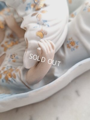 画像7: アンティークビスクダブルエンジェル聖水盤