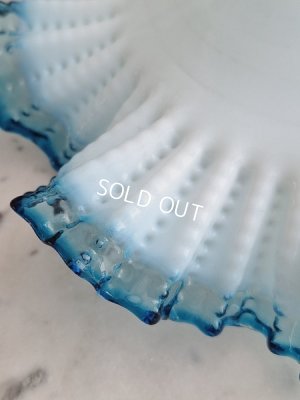 画像5: ブルーリムガラスランプシェード　