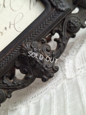 画像4: ナポレオン三世エボナイトレリーフフォトスタンド