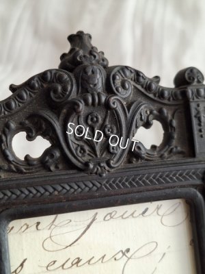 画像3: ナポレオン三世エボナイトレリーフフォトスタンド