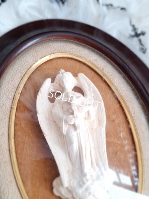 画像2: アンティーク天使のメダイヨン