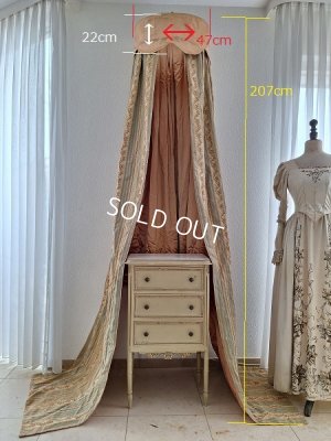 画像37: アンティークカーテン付天蓋