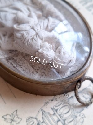 画像4: アンティーク聖母子小さなメダイヨン