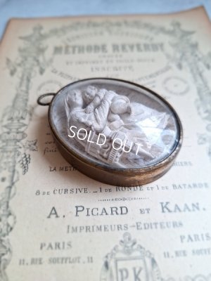 画像16: アンティーク聖母子小さなメダイヨン