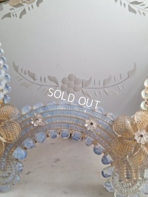 画像6: オパールセントムラノガラスミラー