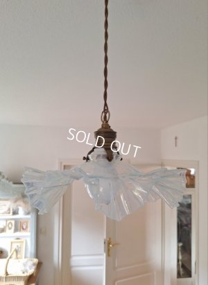 画像2: オパールセントガラスランプシェード