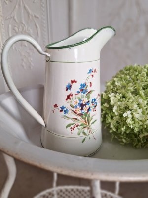 画像1: Japy勿忘草柄ワーターピッチャー