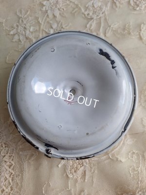 画像13: ホーロー手描きローズ柄キャンドルスティック