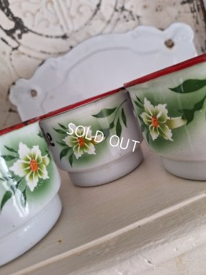 画像3: ホーロー花柄サボンラック