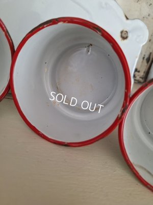 画像8: ホーロー花柄サボンラック