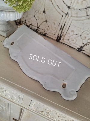 画像12: ホーロー花柄サボンラック