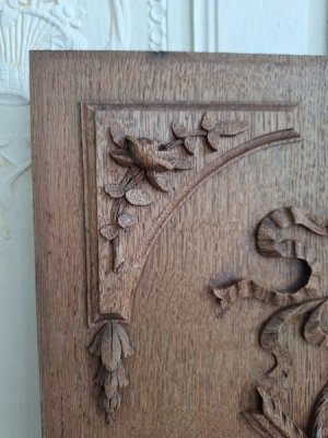 画像7: 花かごレリーフウッドパネル