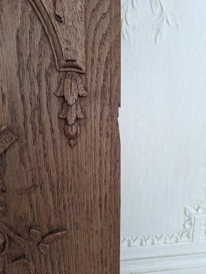 画像21: 花かごレリーフウッドパネル