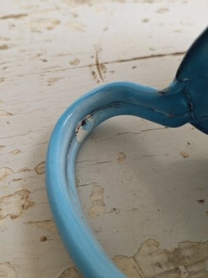 画像12: パンジー柄ホーローピッチャー