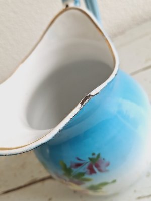 画像14: パンジー柄ホーローピッチャー