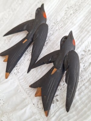 画像4: 木製ツバメセット　
