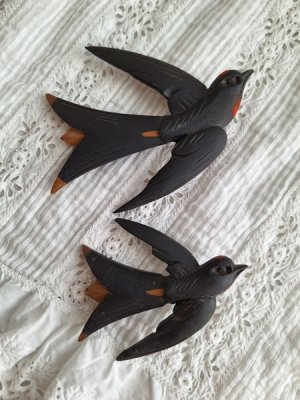 画像2: 木製ツバメセット　