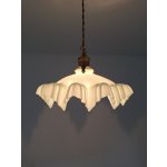 画像: アンティークオパリンガラスシェード