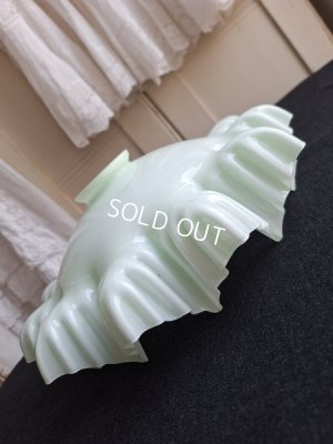 画像12: アンティークオパリンガラスシェード