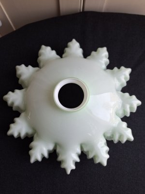 画像4: アンティークオパリンガラスシェード