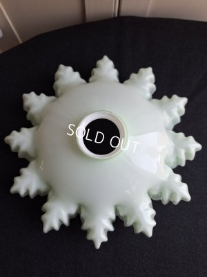 画像4: アンティークオパリンガラスシェード
