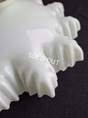 画像6: アンティークオパリンガラスシェード