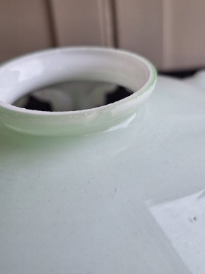 画像17: アンティークオパリンガラスシェード