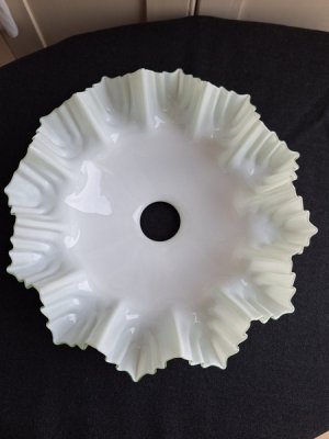 画像15: アンティークオパリンガラスシェード