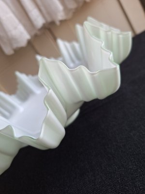 画像7: アンティークオパリンガラスシェード