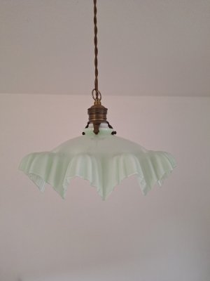 画像8: アンティークオパリンガラスシェード