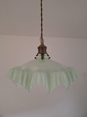 画像10: アンティークオパリンガラスシェード