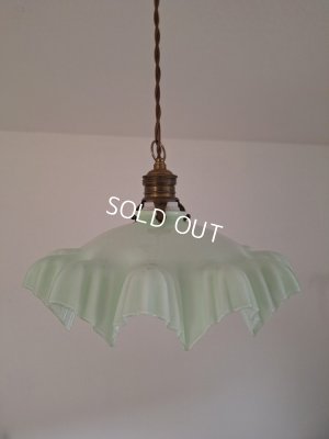 画像10: アンティークオパリンガラスシェード