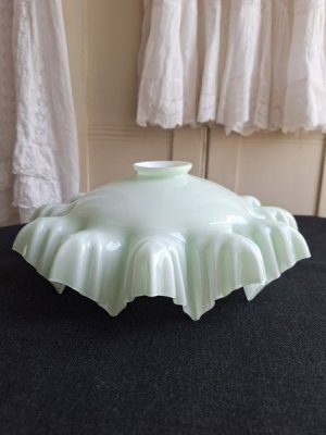 画像3: アンティークオパリンガラスシェード