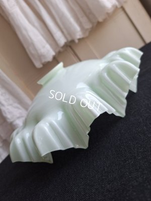 画像13: アンティークオパリンガラスシェード