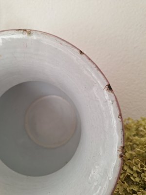 画像8: ホーロー花柄フラワーベース