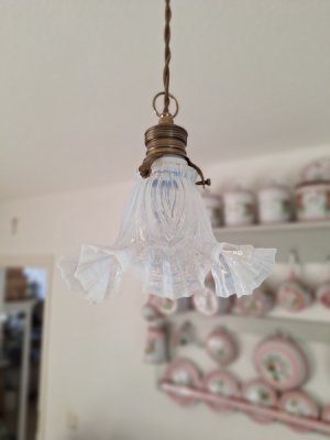 画像2: オパールセントガラスランプシェード　