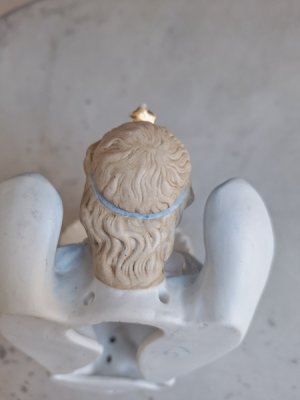 画像5: アンティーク天使の聖水盤