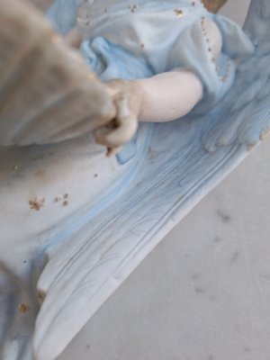 画像10: アンティーク天使の聖水盤