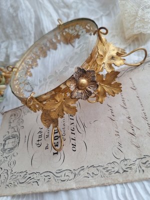 画像14: アンティークマリエガラス製台座