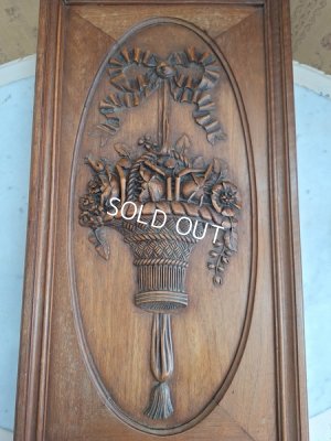 画像4: ウッド花かごレリーフパネル