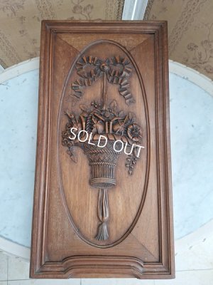 画像3: ウッド花かごレリーフパネル