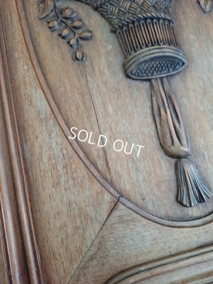 画像36: ウッド花かごレリーフパネル