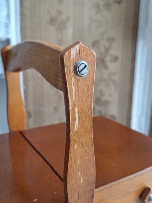 画像17: 小さな猫脚ソーイングボックス