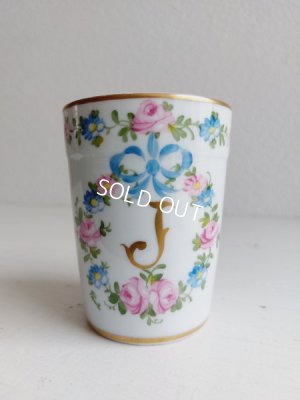 画像6: リモージュリボンとローズガーランド柄グラス