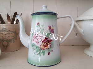 画像9: Japyローズとパンジー柄コーヒーポット