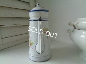 画像2: ホーロー手描きコーヒーポット