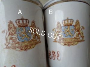 画像7: 女王ウィルヘルミナとエンジェル柄カップ