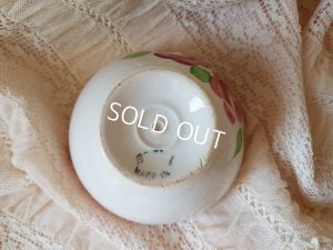 画像4: 手描きローズ柄カフェオレボウル