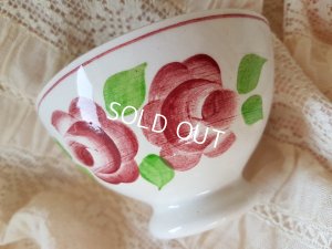 画像2: 手描きローズ柄カフェオレボウル