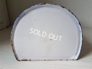 画像7: ホーロー手描きローズ柄セル缶